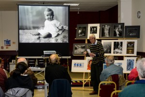 Mike Farrow, giving a presentation on his wonderful photography.